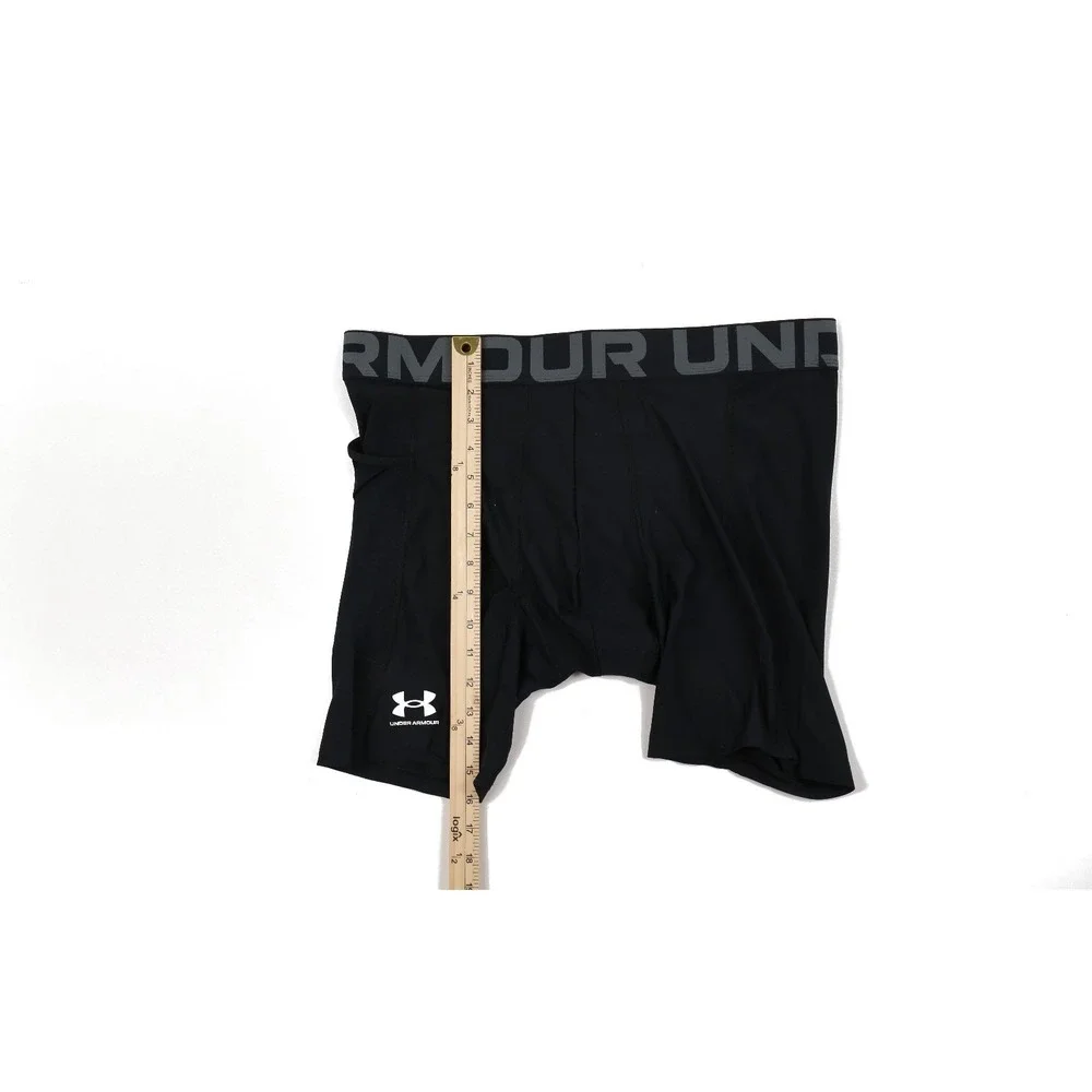 Under Armour Compression Shorts HeatGear Armour Black Solid 2XL NWT